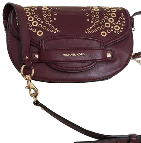 michael kors oxblood handbag|oxblood crossbody bag.